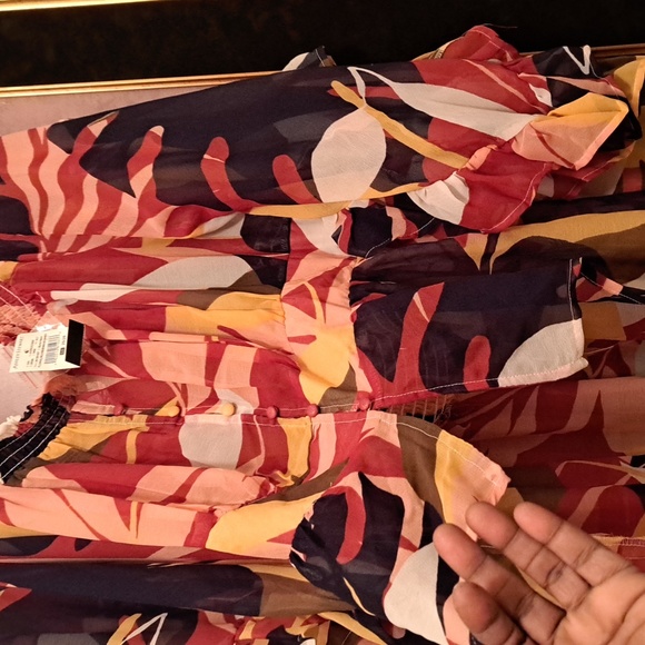 Sheer hi-low duster - Picture 2 of 2